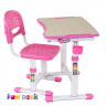 Комплект детская парта + стул Fun Desk Piccolino II розовый