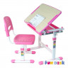 Комплект детская парта + стул Fun Desk Piccolino розовый