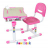 Комплект детская парта + стул Fun Desk Bambino розовый