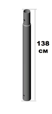Верхняя часть стойки для батута Fitness Trampoline 138 см
