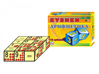 Набор кубиков Technok Арифметика 0243